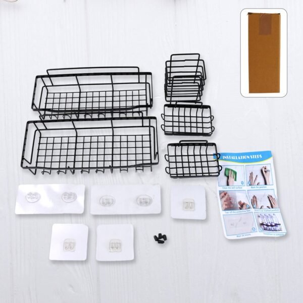 01_5a0a14e2-9905-4887-a8e1-67ecd2d16433.jpg Metal Shower Basket / Canddy, for Bathroom Organiser (5 Pc Combo)