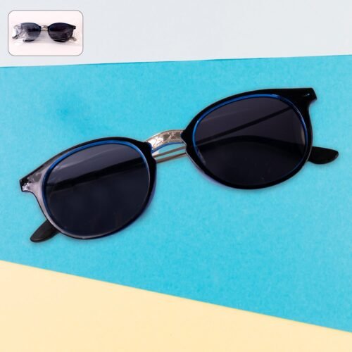 01_5a732d96-0fb0-4b8a-aea6-2ce2c8d28fbc.jpg Blue UV Protected Round Sunglasses, classic Sunglasses for Men & Women, Lightweight