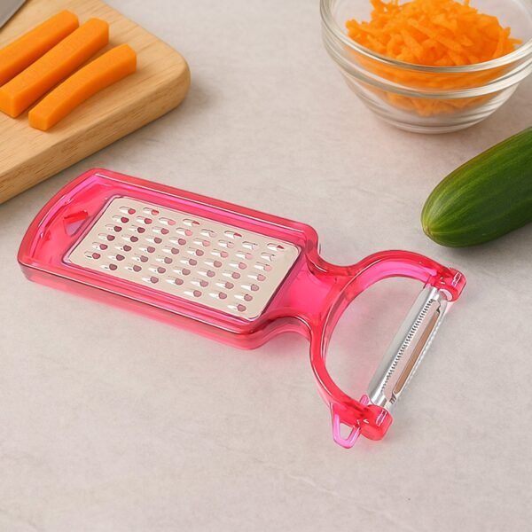 01_5c281275-2a3c-421e-bd68-db38d9aa5480.jpg 2-in-1 Multifunctional Kitchen Peeler with Grater (1 Pc)