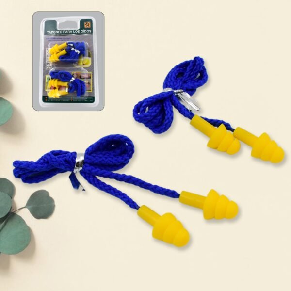 01_5c66b6e3-e776-48cb-b378-dcf370bda229.jpg Soft Silicone Ear Plugs Hearing Protection (2 Pc Set)