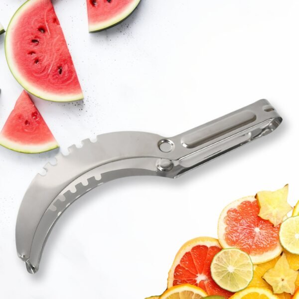 3-in-1 Watermelon Knife Set – Cantaloupe Slicer, Corer & Fruit Cutter