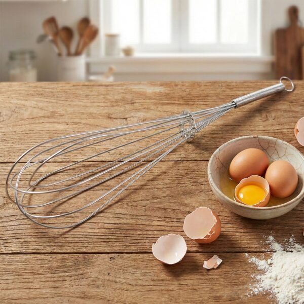 Manual Stainless-Steel Egg Beater Whisk (1 Pc)