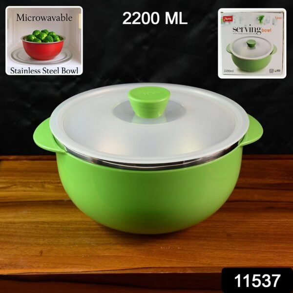 01_607e24e5-6d75-4ffa-bfdb-ffb37e0b9e8a.jpg Apex 2200ml Microwave-Safe Plastic Serving Bowl with Lid (1 Pc)