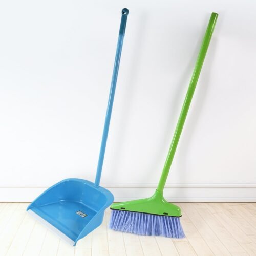 HANDLE DUSTPAN AND BRUSH FOR SWEEPING & CLEANING DUST, Supdi