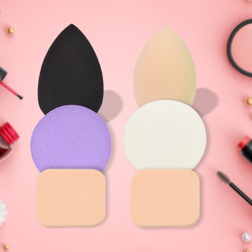 01_621b80b3-2b72-47b0-9680-2566be6fc73e.jpg Makeup Sponges Set, Perfect for Liquid, Cream, and Powder (6 Pcs Set)