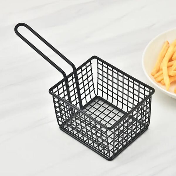 frying baskets for chips Stainless Steel Snack Basket Potato Mesh Strainer Basket