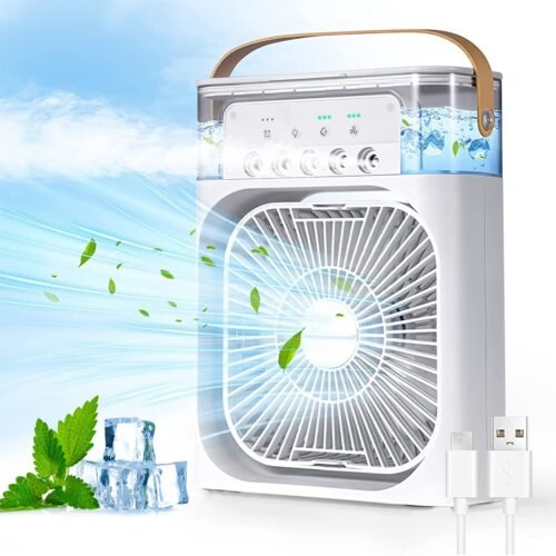 01_63ee0d0c-0798-47ce-928e-da1a43869411.jpg Portable Air Cooler Fan with 7-Color Light – Personal AC Fan