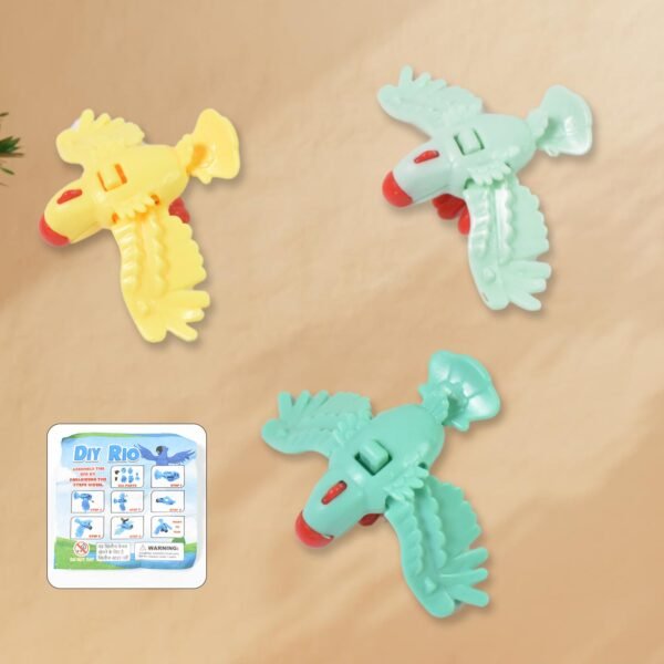 Small DIY Rio Birds Toy for Kids Age 3–6 (1 Pc / Mix Color & Design)