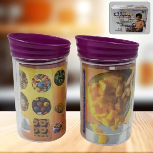 01_64b26664-6dbd-4544-b4d5-cb94e16509fc.jpg Plastic Premium Quality Kitchen Food Containers Set (1200ml Approx, Set Of 2 Pc)