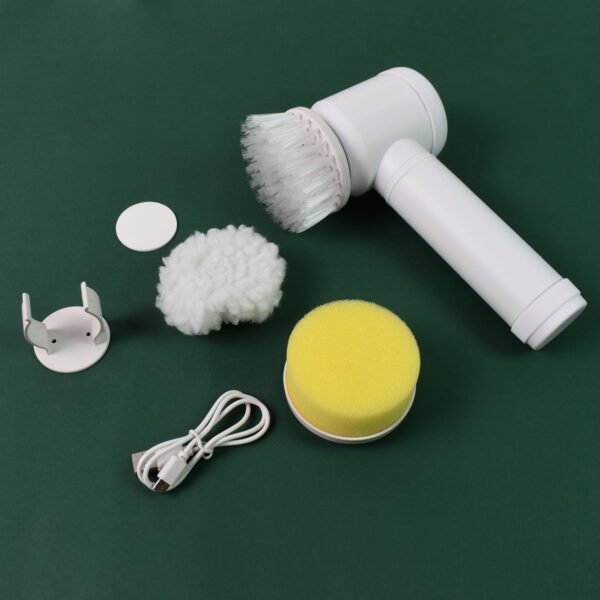 01_6661f8f7-51a2-487d-96b2-12fb9367212b.jpg Portable Electric Cleaning Brush with 3 Replaceable Brush Heads (5 In 1)