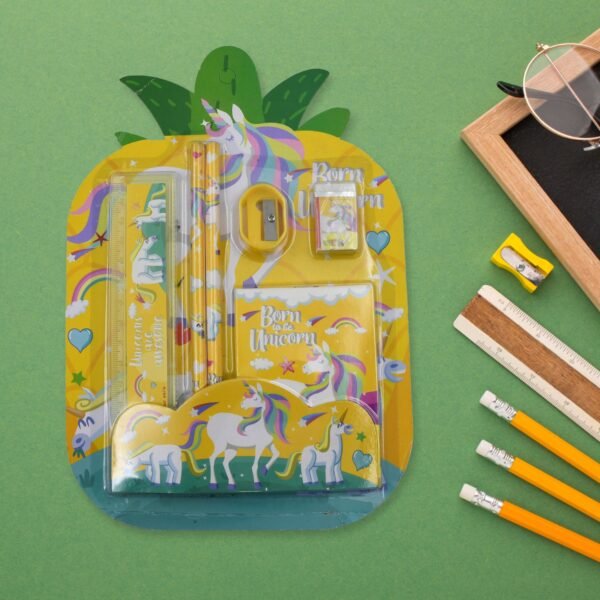 01_679c5430-1031-4bd4-ab1a-cc72dfdab63f.jpg Stationery Set for School & Office with Pencil & Ruler (Gift, 6 Pc)