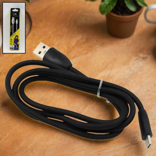 01_68cb3f80-2dd5-415c-b09e-bb121ccc1d80.jpg JK 2A Type C data cable Fast Charging, Data Transfer Cable (1 Pc)