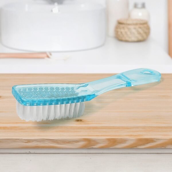01_68f91fbc-81ab-45f9-904d-9664de8d1f91-1.jpg Plastic Handle Shoes Clothes Scrubbing Brush (1 Pc / Mix Color / 19 Cm)