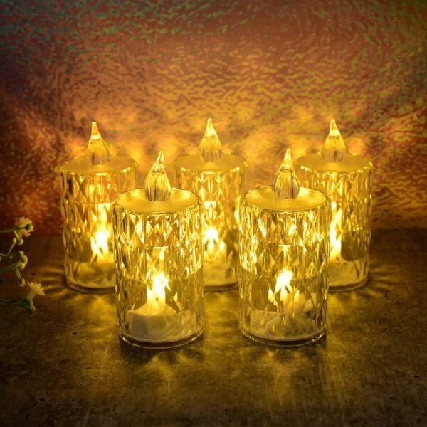 01_6a2c2865-1290-47ac-8eb9-d54917d9e994.jpg LED Crystal Effect Flameless Candle Light Set (5 Pc)
