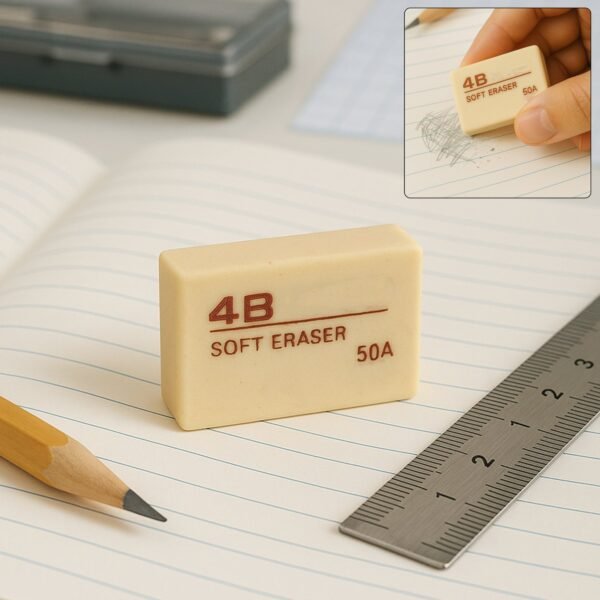 Premium 4B Soft Eraser - (1 Pc)