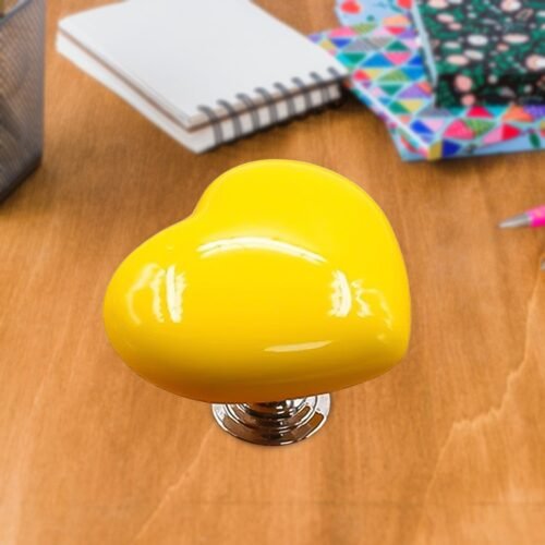 01_6bb7a38e-5bb4-4ba4-b4ad-5340b436e28d.jpg Cabinet Door Handle Drawer, Heart-shaped Knob Pulls Toilet Press Button (1 Pc)