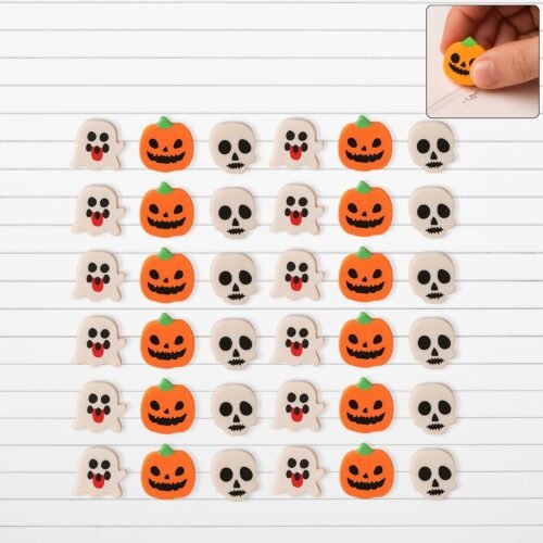 Cartoon Shape Eraser& Rubber (50 Pc / Mix Colour & Design)