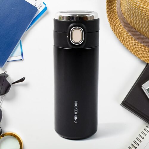 Stainless Steel Insulated Vacuum Bottle With Insulated Cap Lock (350ml) Approx