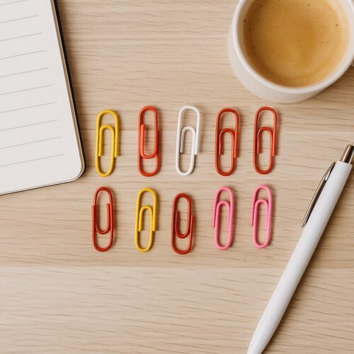 01_734b3f17-55d8-4dda-8067-68144d57b7a1.jpg Vinyl-Coated Paper Clips - (10 Pc / Set)