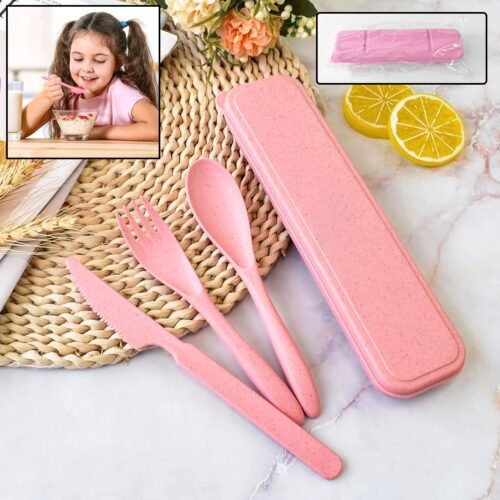 01_73896a0a-3cc4-4d73-9242-7495f8b5a052.jpg 4 in 1 Travel Utensils Plastic Spoons and Forks Sets for Lunch Box (3 Pc With Case)