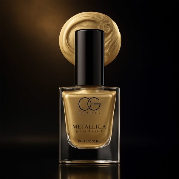 OG Beauty Premium Canvas Gold Metallica Nail Polish (1 Pc / 10 ML)