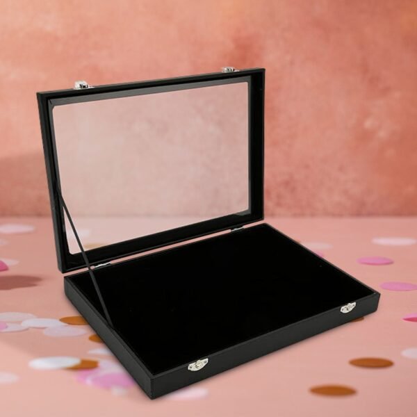 01_752fb53b-4c1a-4024-bb7d-bf2ee98d0133.jpg Ring Holder Organizer Box, Jewelry Ring Display Case (35x24 CM)