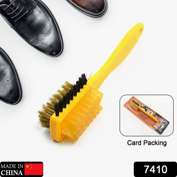 3 Side Portable Multifunctional shoe brush Cleaning Brush, Shoe Brush Excellent Quality and ular