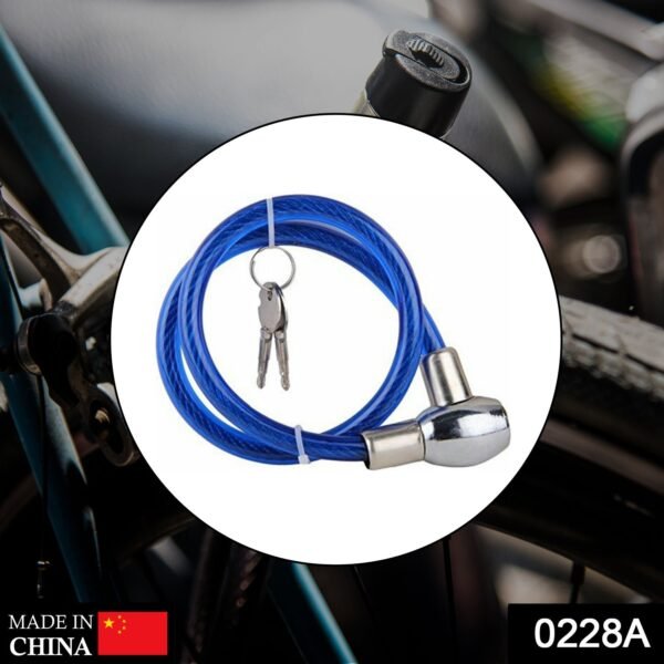 01_77cf81f4-2403-4ba8-9d5d-0569b8aba799.jpg Multipurpose Cable Lock for Bike, Luggage, Steel Keylock, Anti-Theft