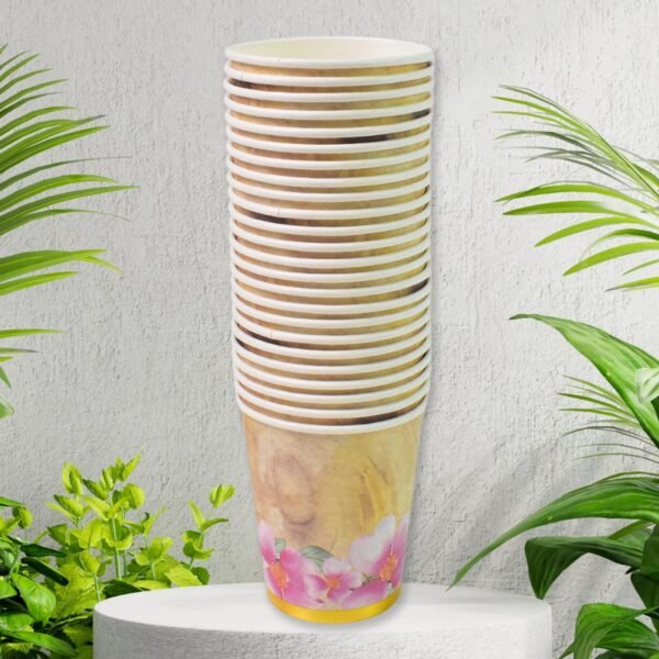 01_78be448f-85d8-4396-b147-af05e9be06a9.jpg Disposable Paper Cups, Disposable Tea, Coffee Cups (24 Pcs Set / Mix Color & Design)