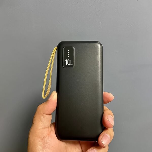 01_79bf873a-0bf9-4969-93e4-f89c0dd4f7f9.jpg 10000mAh 12W Fast Charging Power Bank with 4-in-1 USB & Mobile Holder (1 Pc)