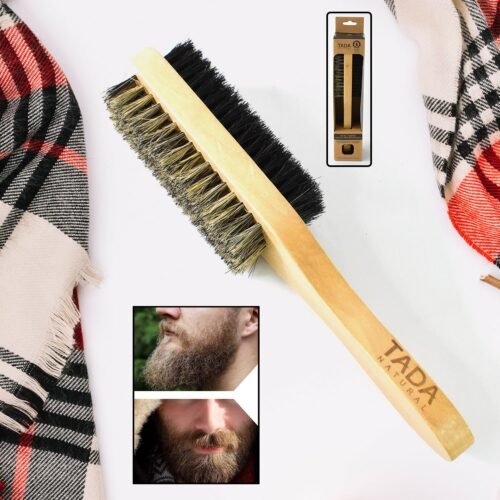 01_7a6d7ef8-9117-4722-aae6-849bc6a0fddf.jpg 2 in 1 Dual Side Hair Bristle Beard Brush for Men Beard Comb (1 Pc)