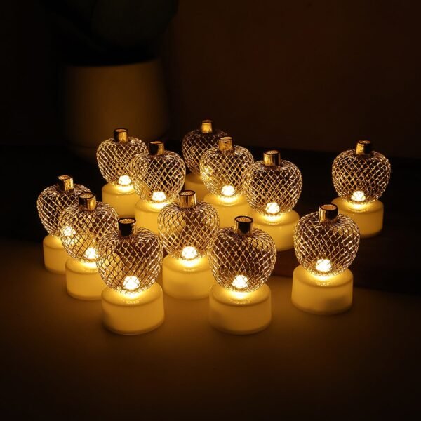 01_7beb13d2-1838-4185-8509-0773af235ad0.jpg Decorative Apple Shape LED Tealight Candles (12 Pc)