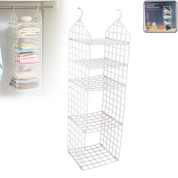 01_7f43987c-123e-4d32-bad0-ad22f044faba.jpg MULTIPURPOSE 5 LAYER FOLDING CLOTHES STORAGE RACKS
