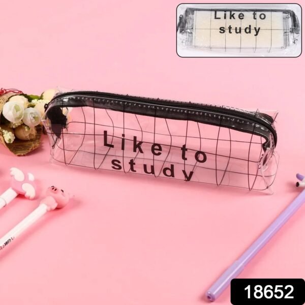 01_856417ea-d500-4f7d-b213-c8eb4b171c13.jpg Transparent Pencil Pouch With Zipper (1 Pc)