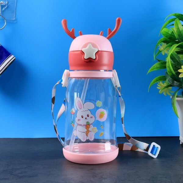 01_8666e7b6-7c33-496b-869c-e79c4812d2b5.jpg Cute Cartoon Water Bottle Approx 450ML (1 Pc)