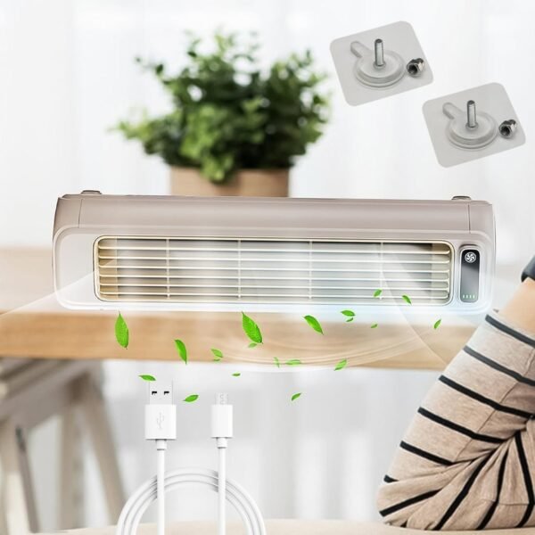 01_881712ef-8d32-4dca-baa8-aa4470e52c25.jpg Portable Air Conditioning Cooling Fan (1 Pc / With 2 Pc Adhesive Hook)