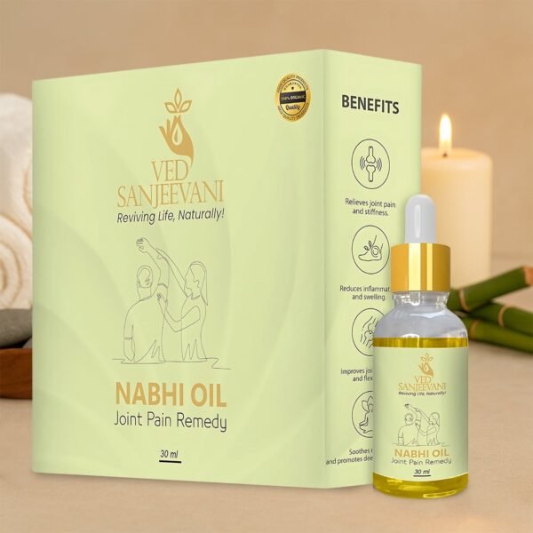Ved Sanjeevani Nabhi Oil for Joint Pain Relief (30ML / 1 Pc)