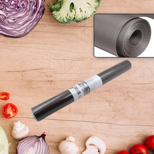 Anti-Slip Mat Liner Roll for Kitchen, Bathroom, Fridge & Shelves (45cmx3m)