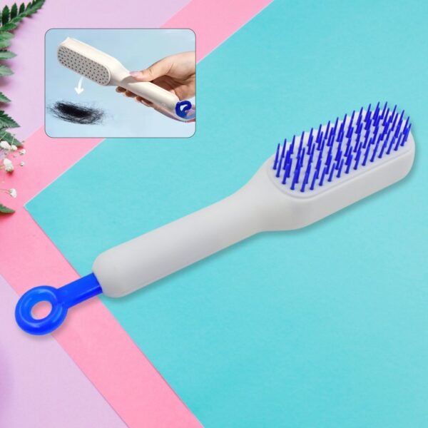 Self-Cleaning Hairbrush – Anti-Static, Detangling, Rotating Massage Comb, Hair