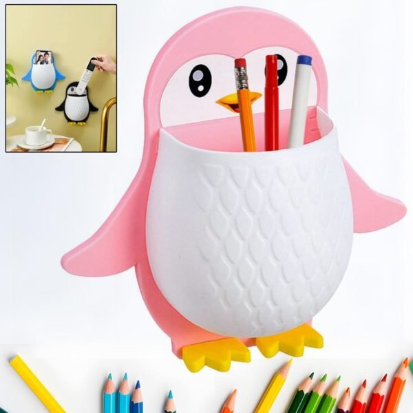 01_8c968ea3-d29e-4f6b-b91c-5bd721a0d089.jpg Penguin Storage Box, Wall Nightstand, Office Plastic Wall Mount