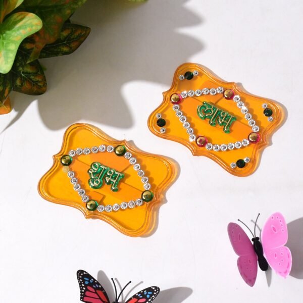 01_8e3fcd8e-cfe6-4b3b-ad8e-780f5014fd5d.jpg Shubh Labh Decorative Wall Hangings (2 Pc)