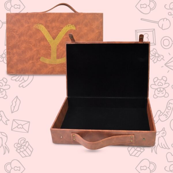 01_8f96b7fe-f713-494a-b2c5-00da58a4658e.jpg Multi Purpose Use Carrying Leather Case Briefcase (30×20 Cm / 1 Pc / B Grade)