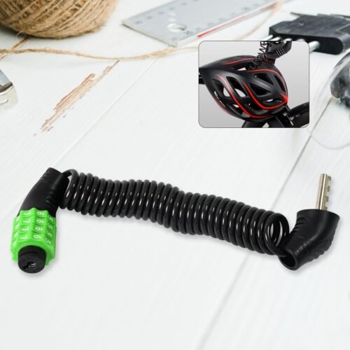 01_91629965-23ab-4a29-9a02-414761578bfd.jpg Spiral Cable Lock | 4-Digit Combination Code | Bicycle Security Lock (1 Pc)