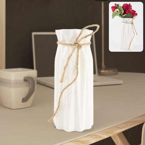 01_91c87a05-2ddc-443d-aee5-5aaa0ccf7bb7.jpg Plastic Vase / Pot - Elegant Design-Ideal Gift for Friends and Family (1 Pc)