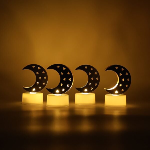 01_942ef57e-b0b6-45da-9a4d-c7e29195d1be.jpg Decorative Moon Shaped Flameless LED Candles (4 Pc)