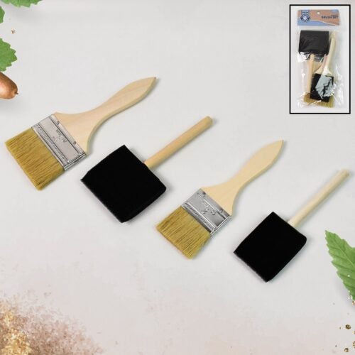 01_94c95d17-9cca-480f-8152-bcf4d4551cf7.jpg Paint Brush for Wall Painting & Foam Brush Painting Sponge Tool (4 Pcs Set)