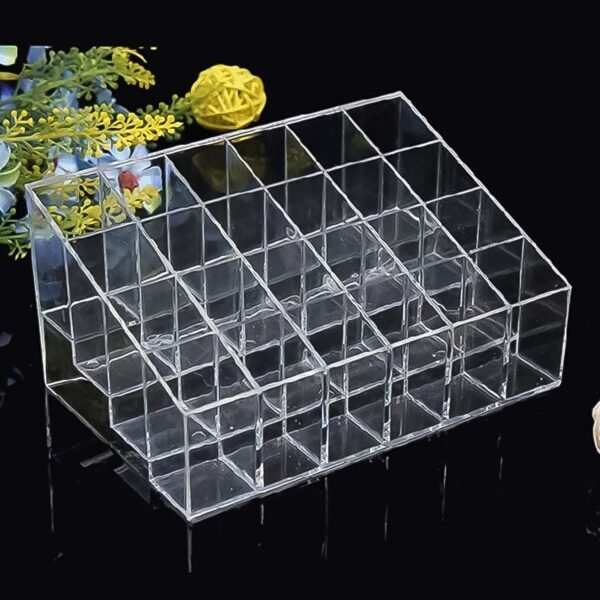 01_957adcc2-743e-4078-a78a-56bfdf4d2eb5.jpg 24 Hole Stand Trapezoid Holder Makeup Brushes Set Lipstick Holder Case Tools (1 Pc)