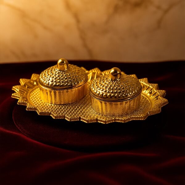 Pooja Kumkum / Roli–Chawal Holder - (1 Pc)