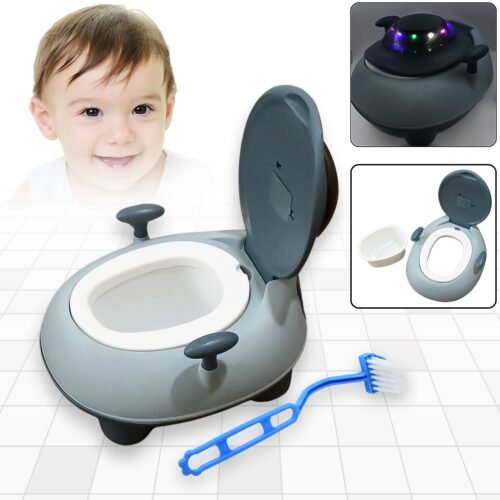 BABY PORTABLE LIGHTING & MUSIC BABY POTTY SEAT  CHAIR FOR  POTTY SEAT FOR 1+ YEAR CHILD