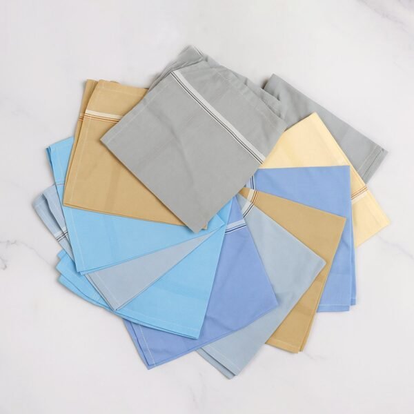 Premium Quality Soft Cotton Men’s Handkerchief (40x40 cm / 1 Pc)